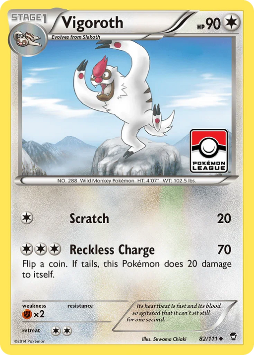 Vigoroth (82/111) [XY: Furious Fists] - for just $0.15! 