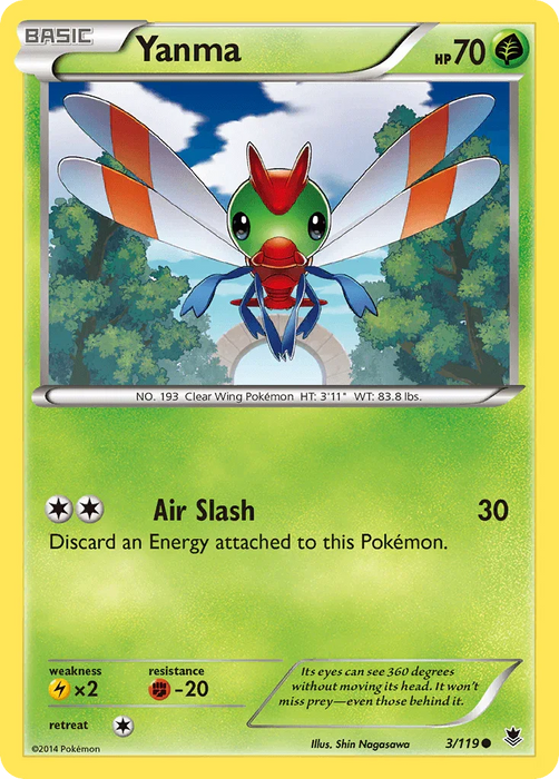 Yanma (3/119) [XY: Phantom Forces] - for just $0.10! 
