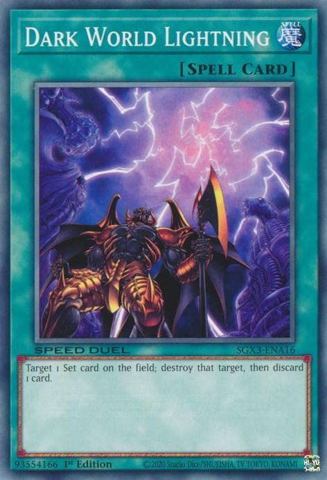 Dark World Lightning [SGX3-ENA16] Common - for just $0.10! 