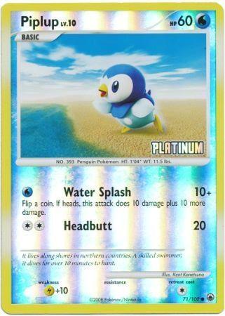 Piplup (71/100) [Burger King Promos: 2009 Collection] - for just $0.10! 