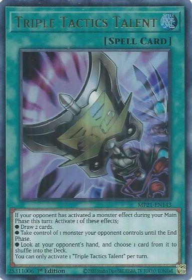 Triple Tactics Talent [MP21-EN143] Ultra Rare - for just $0.70! 
