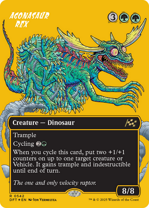 Agonasaur Rex (DFT-542) - Aetherdrift (Borderless) Foil - for just $1.75! 