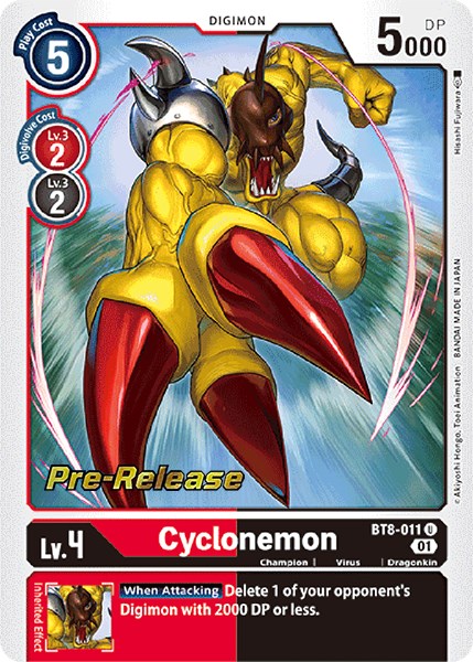 Cyclonemon [BT8-011] [New Awakening Pre-Release Cards] - Just $0.10! Shop now at Retro Gaming of Denver