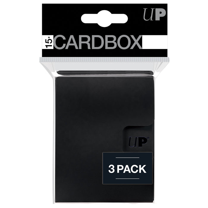 Ultra PRO: 15+ Card Box 3-Pack - Black - for just $0! 