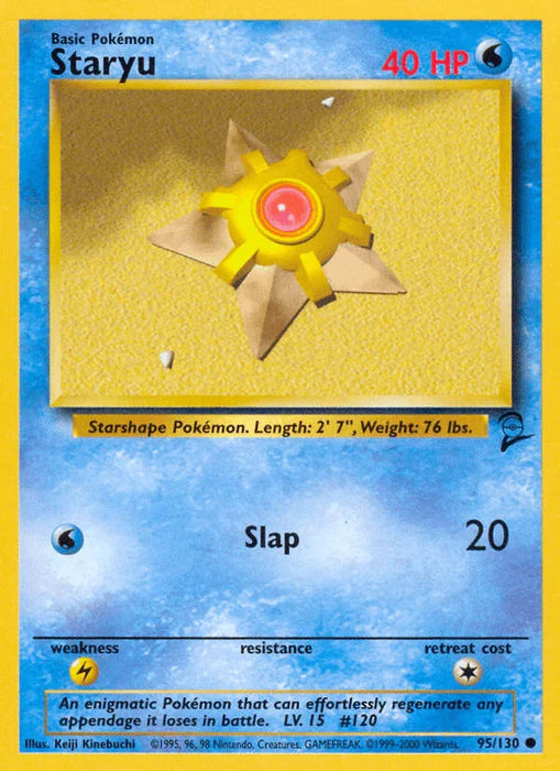 Staryu (95/130) [Base Set 2] - for just $0.20! 
