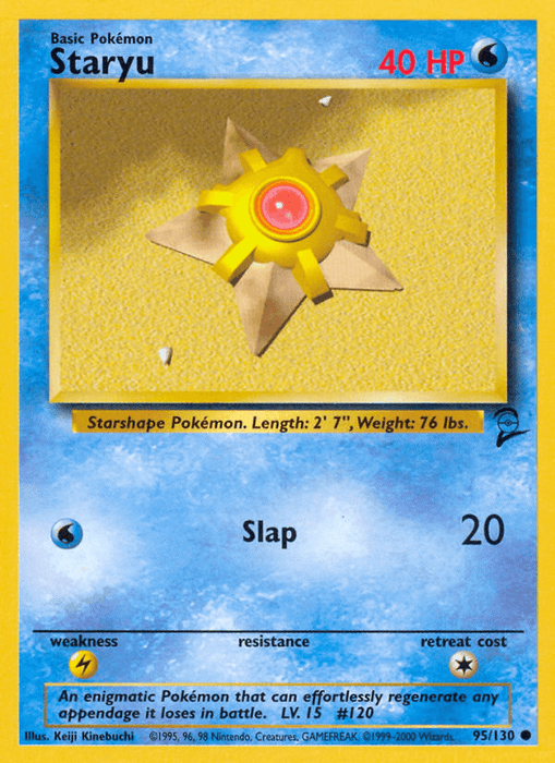 Staryu (95/130) [Base Set 2] - for just $0.15! 