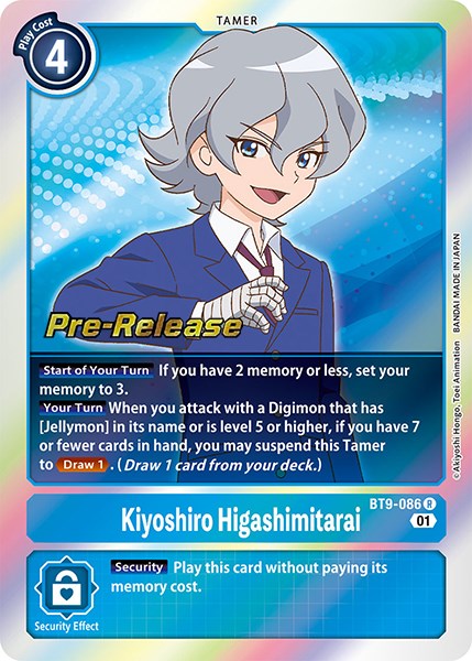 Kiyoshiro Higashimitarai [BT9-086] [X Record Pre-Release Promos] - Just $0.25! Shop now at Retro Gaming of Denver