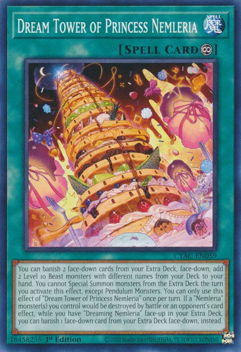 Dream Tower of Princess Nemleria [CYAC-EN059] Common - for just $0.10! 