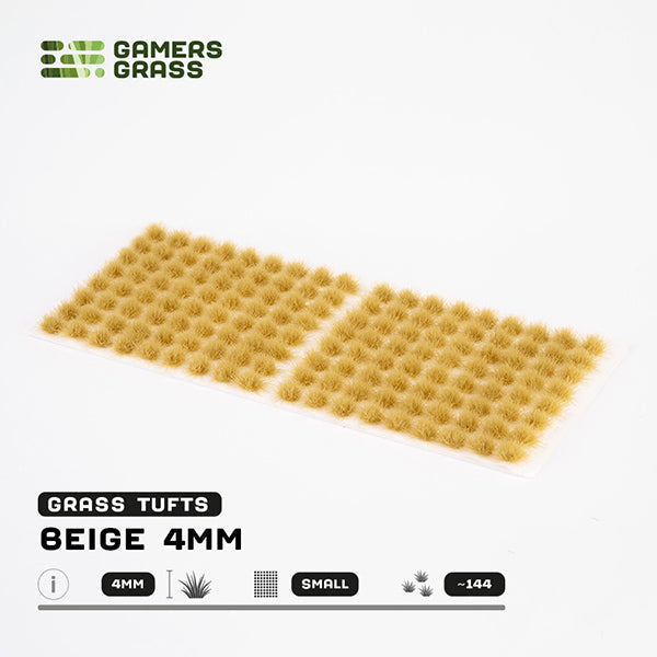Gamers Grass Tufts: Beige 4mm- Small - for just $5.95! 