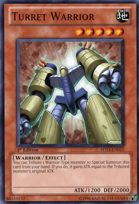 Turret Warrior [5DS3-EN015] Common - for just $0.20! 