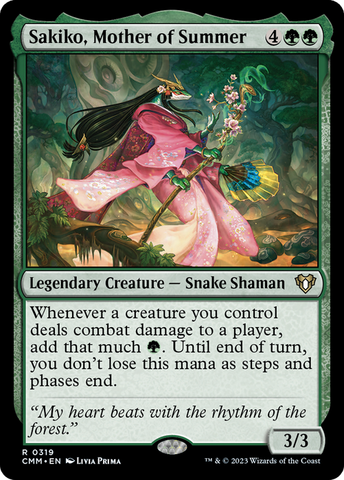 Sakiko, Mother of Summer (CMM-319) - Commander Masters - for just $0.12! 