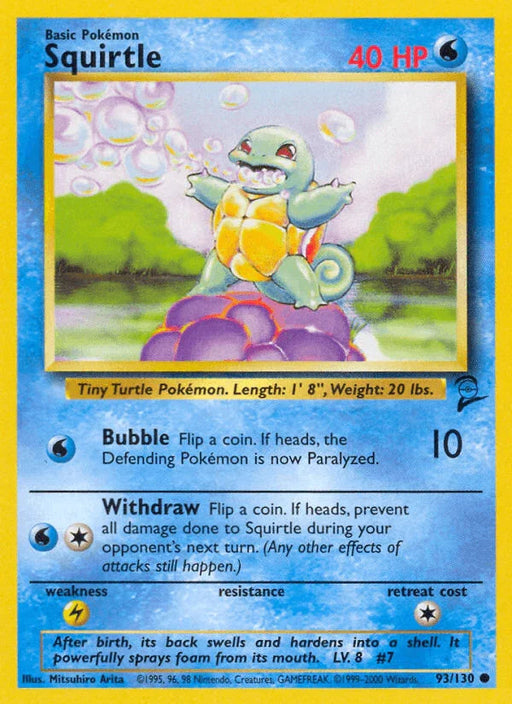Squirtle (93/130) [Base Set 2] - for just $0.85! 