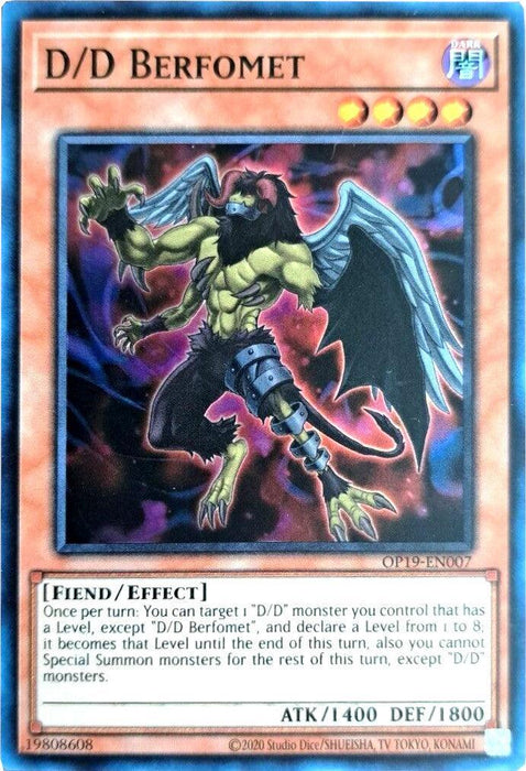 D/D Berfomet [OP19-EN007] Super Rare - for just $0.10! 