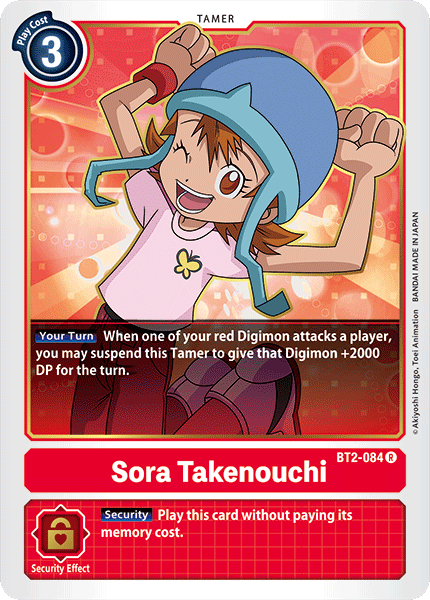 Sora Takenouchi [BT2-084] [Release Special Booster Ver.1.0] - Just $0.09! Shop now at Retro Gaming of Denver