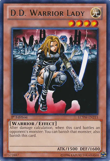 D.D. Warrior Lady [LCYW-EN215] Rare - for just $0.35! 