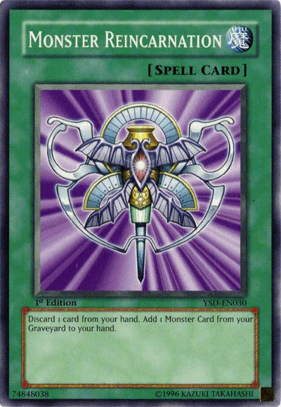 Monster Reincarnation [YSD-EN030] Common - for just $0.20! 