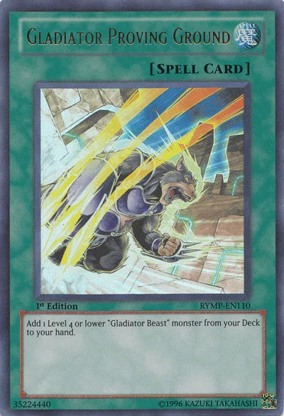 Gladiator Proving Ground [RYMP-EN110] Ultra Rare - for just $1! 