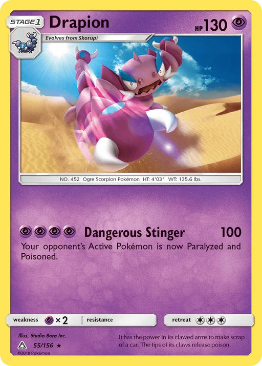 Drapion (55/156) [Sun & Moon: Ultra Prism] - for just $0.10! 