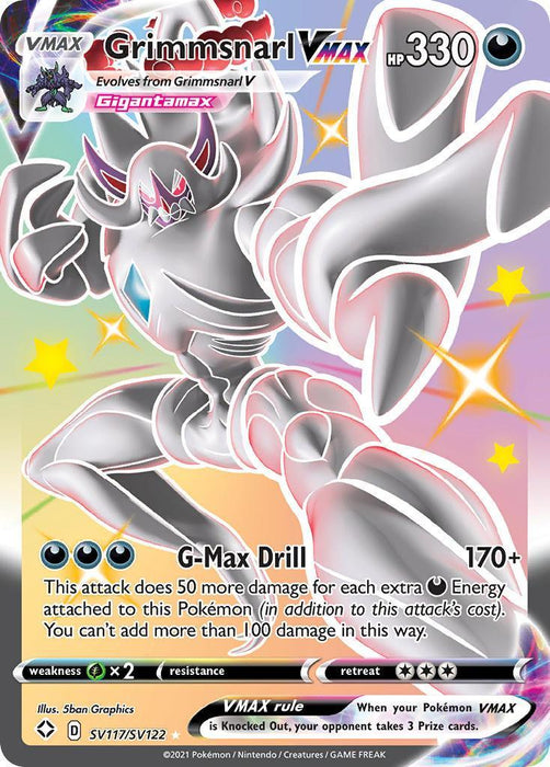 Grimmsnarl VMAX (SV117/SV122) [Sword & Shield: Shining Fates] - for just $1.60! 
