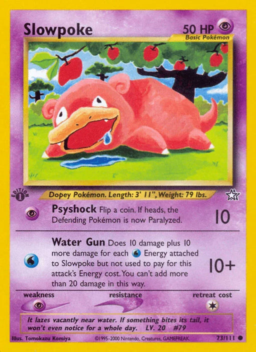 Slowpoke (73/111) [Neo Genesis 1st Edition] - for just $0.50! 