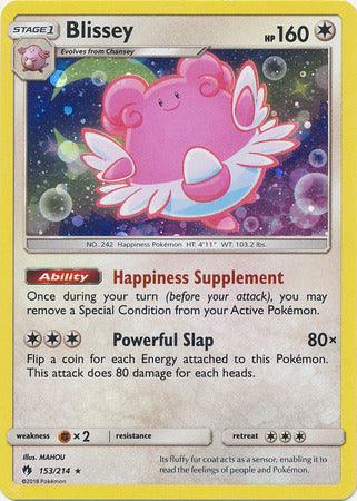 Blissey (153/214) (Cosmos Holo) [Sun & Moon: Lost Thunder] - for just $0.50! 