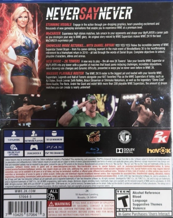 WWE 2K19 – PlayStation 4 (PS4) - for just $13.99! 
