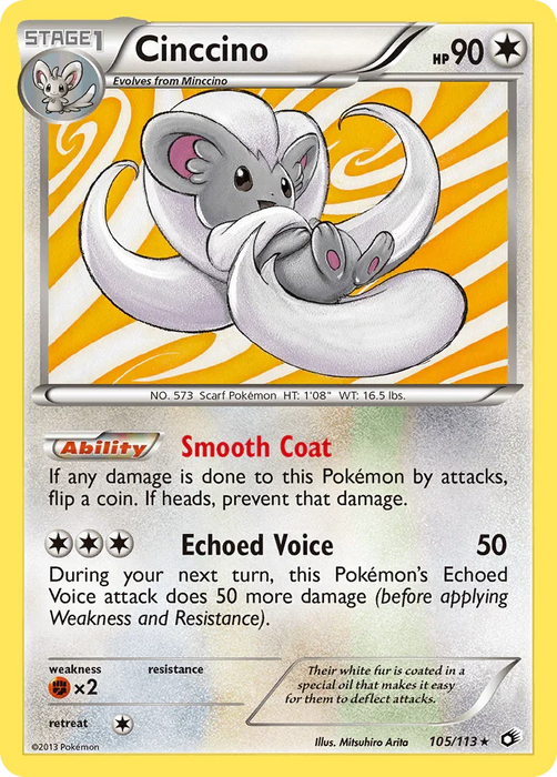 Cinccino (105/113) [Black & White: Legendary Treasures] - for just $0.65! 