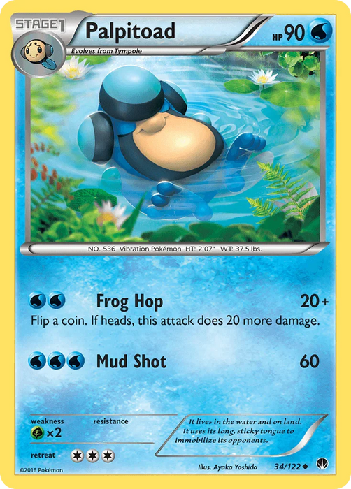 Palpitoad (34/122) [XY: BREAKpoint] - for just $0.10! 