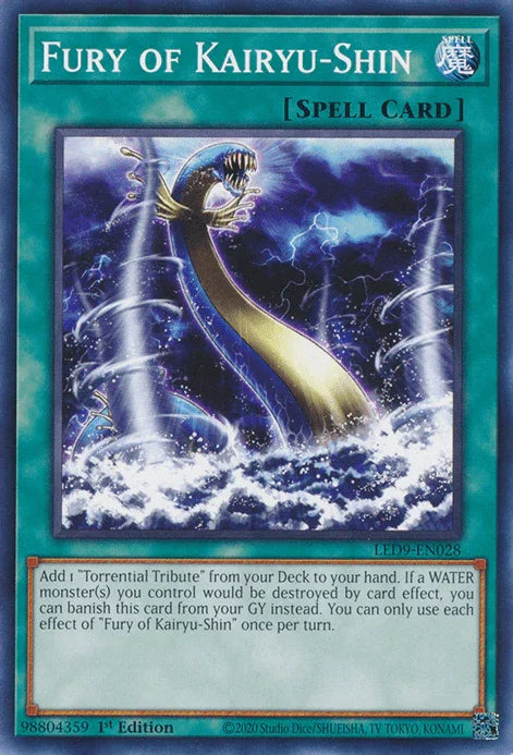 Fury of Kairyu-Shin [LED9-EN028] Common - for just $0.10! 