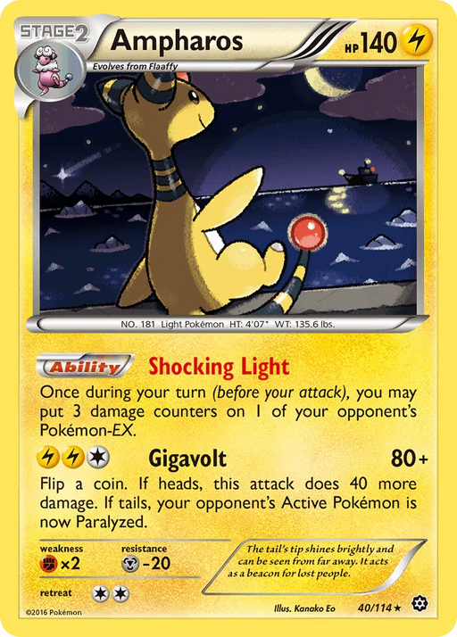 Ampharos (40/114) [XY: Steam Siege] - for just $0.45! 