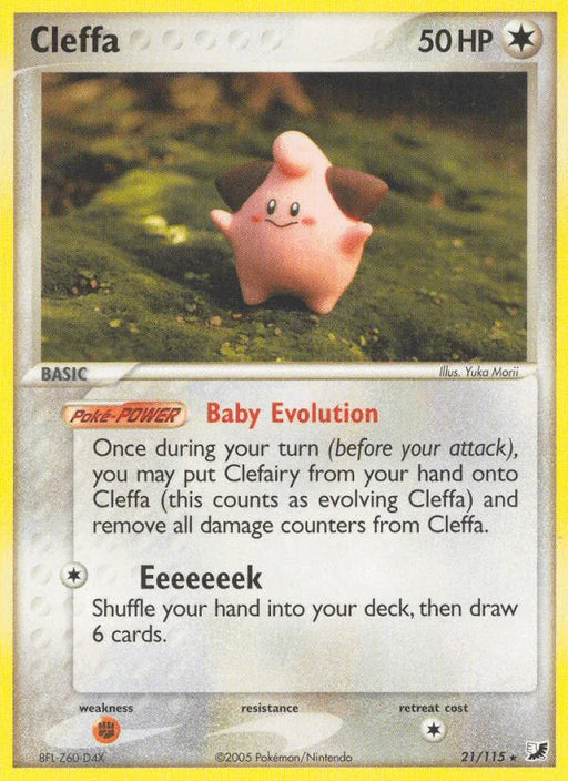 Cleffa (21/115) [EX: Unseen Forces] - for just $10.75! 