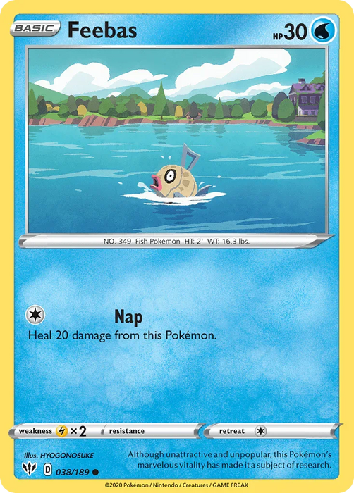 Feebas (038/189) [Sword & Shield: Darkness Ablaze] - for just $0.10! 