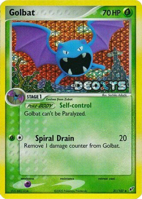 Golbat (31/107) (Stamped) [EX: Deoxys] - for just $6.90! 