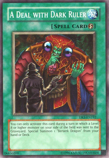 A Deal with Dark Ruler [DR1-EN192] Common - for just $0.15! 