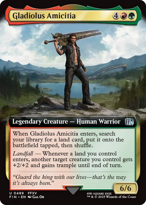 Gladiolus Amicitia (FIN-489) - FINAL FANTASY: (Extended Art) - for just $0.60! 