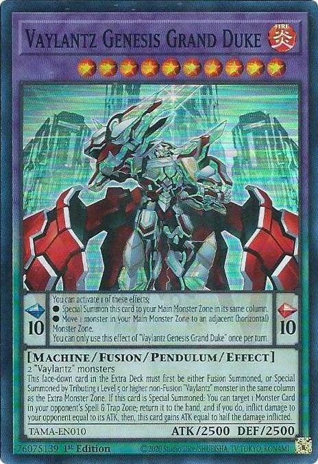 Vaylantz Genesis Grand Duke [TAMA-EN010] Super Rare - for just $0.10! 