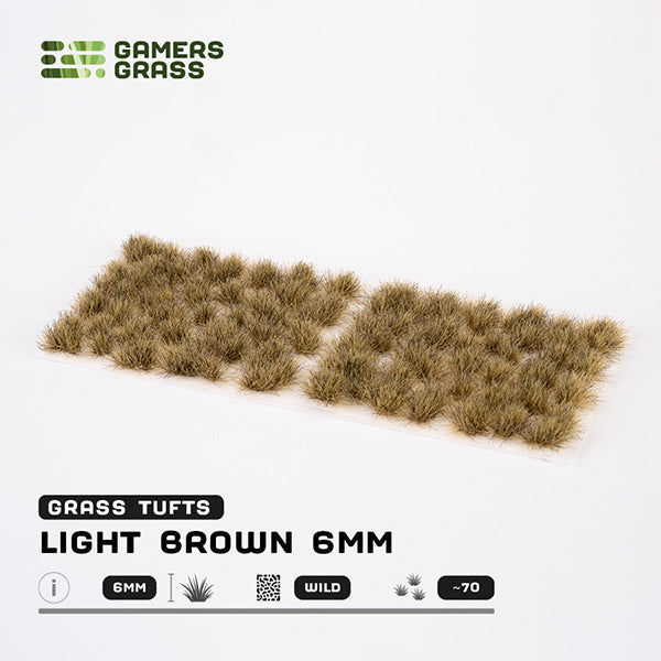 Gamers Grass Tufts: Light Brown 6mm- Wild - for just $5.95! 