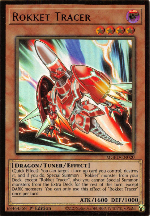 Rokket Tracer [MGED-EN020] Gold Rare - for just $0.20! 