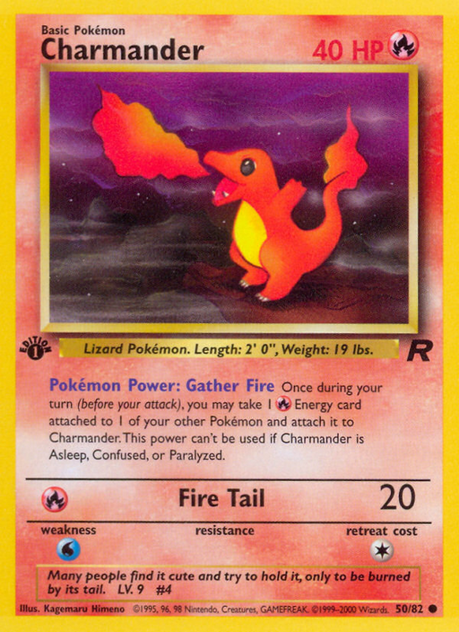 Charmander (50/82) [Team Rocket 1st Edition] - Just $1.10! Shop now at Retro Gaming of Denver