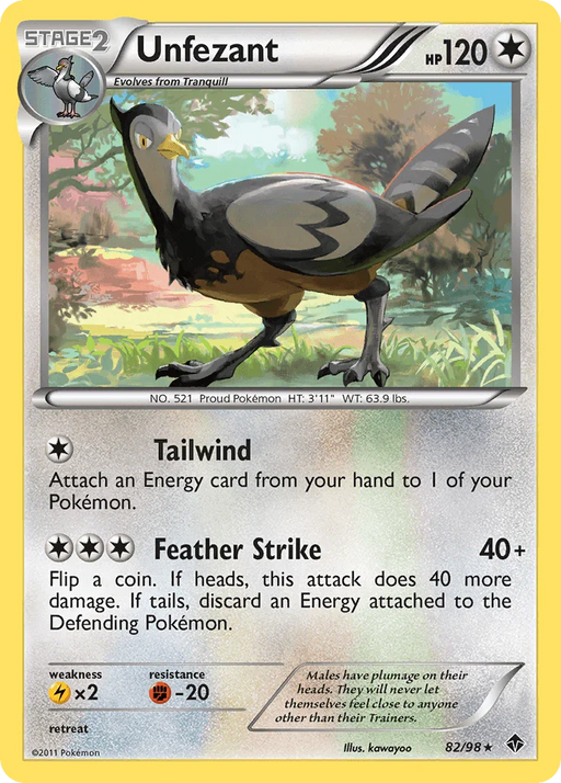 Unfezant (82/98) [Black & White: Emerging Powers] - for just $1.90! 