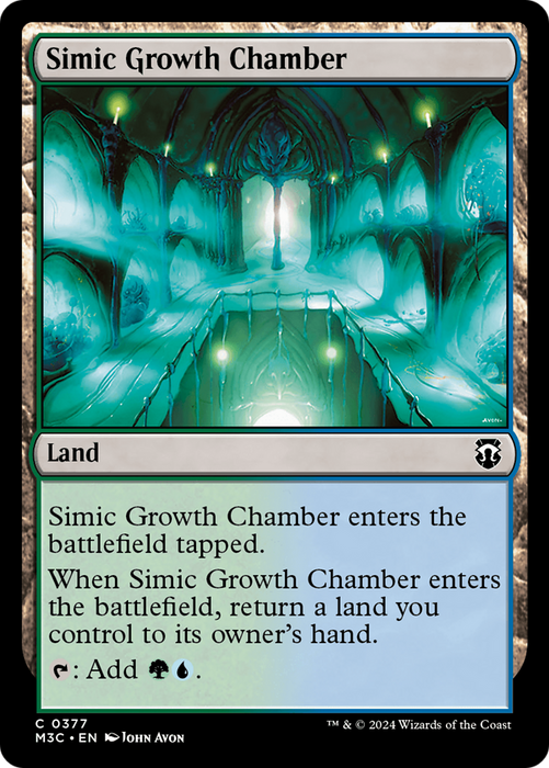 Simic Growth Chamber (Ripple Foil) [Modern Horizons 3 Commander] - Just $0.40! Shop now at Retro Gaming of Denver