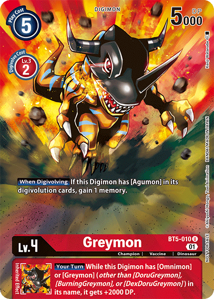 Greymon [BT5-010] (Premier Event) [Battle of Omni Promos] - Just $33.50! Shop now at Retro Gaming of Denver