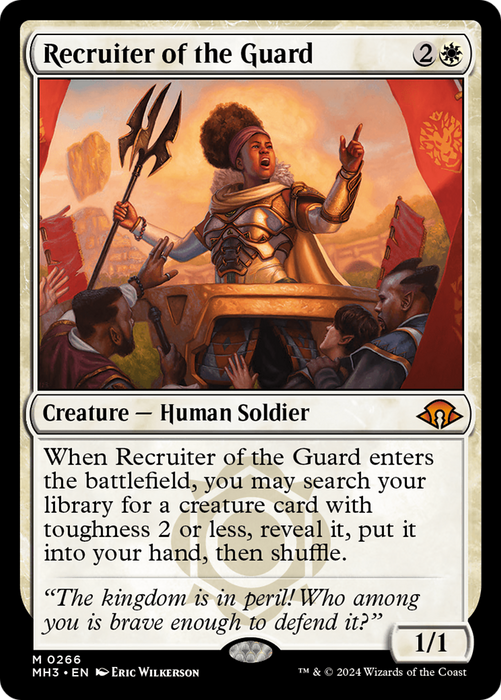 Recruiter of the Guard (MH3-266) - Modern Horizons 3 - for just $1.67! 