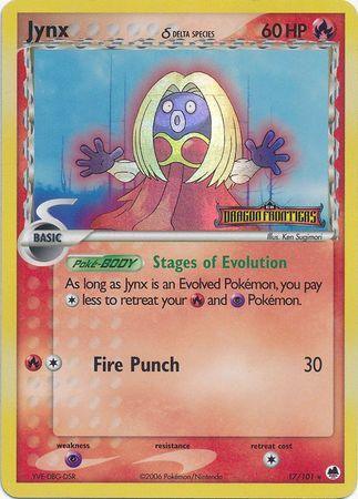 Jynx (17/101) (Delta Species) (Stamped) [EX: Dragon Frontiers] - for just $9.40! 