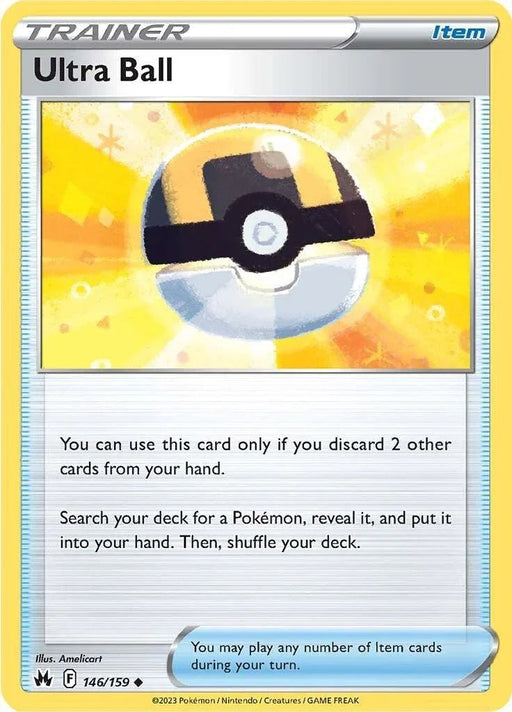 Ultra Ball (146/159) [Sword & Shield: Crown Zenith] - for just $0.10! 