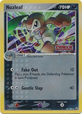 Nuzleaf (36/108) (Stamped) [EX: Power Keepers] - for just $10.30! 