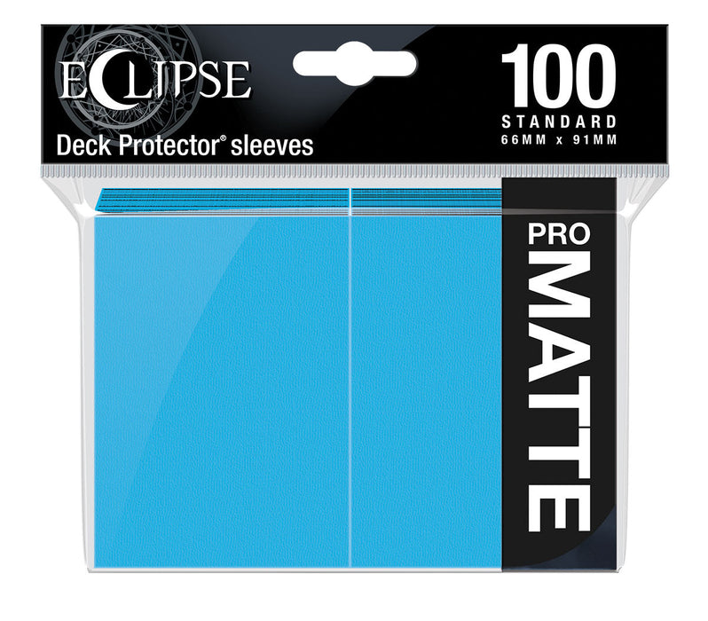 Ultra PRO: Standard 100ct PRO-Matte Sleeves - Eclipse (Sky Blue) - Just $0! Shop now at Retro Gaming of Denver