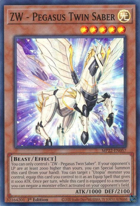 ZW - Pegasus Twin Saber [MP22-EN057] Super Rare - for just $0.10! 