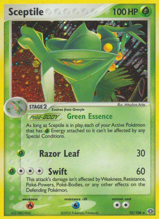 Sceptile (10/106) (Theme Deck Exclusive) [EX: Emerald] - for just $1.55! 