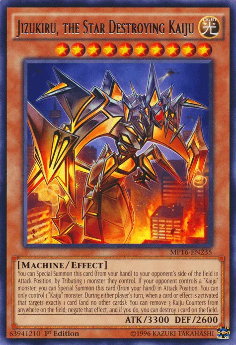 Jizukiru, the Star Destroying Kaiju [MP16-EN235] Rare - for just $0.30! 